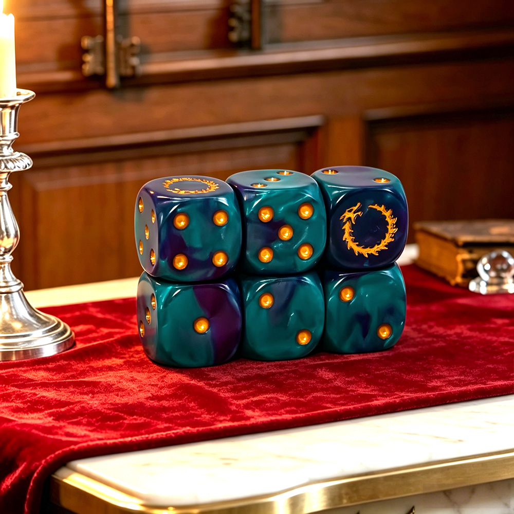 Board Game Live - Set di 6 Dadi Poliedrici D6