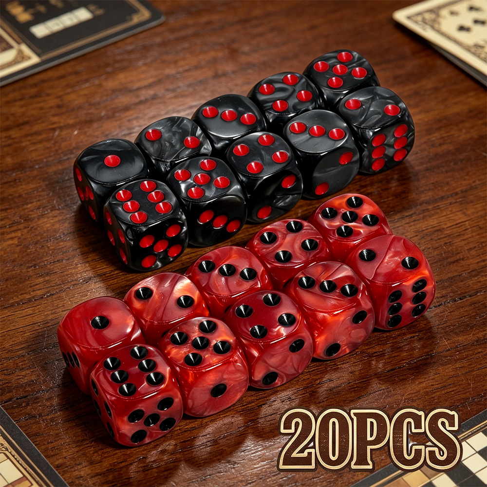 Set di 20 Dadi in Acrilico, D6 - Board Game Live recensione e prezzo